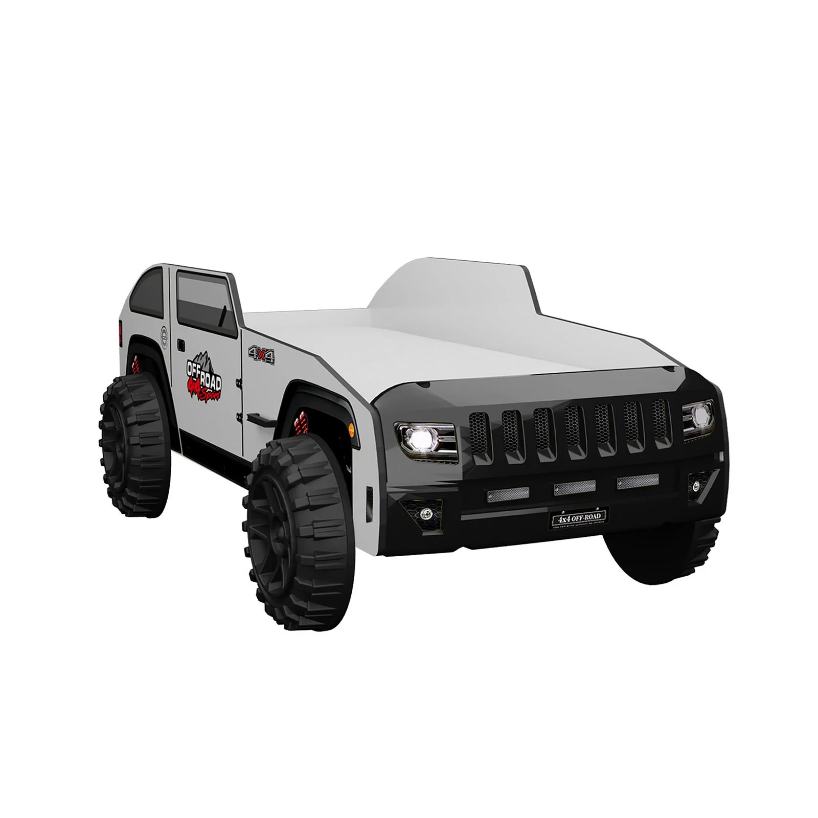 Overlander Car Bed, Black/White - Image 4