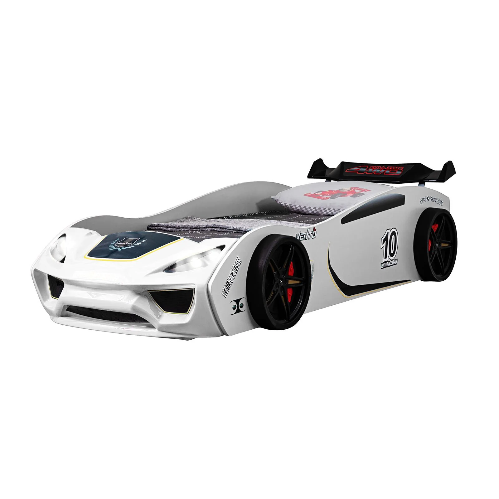 Pacefinder Car Bed, White - Image 3