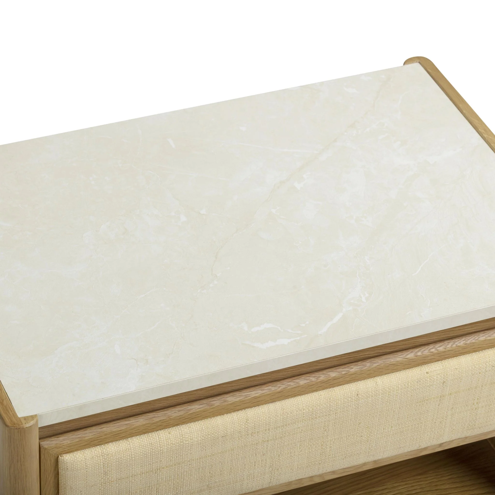 Paige Natural Oak 2-Drawer Nightstand - Image 7