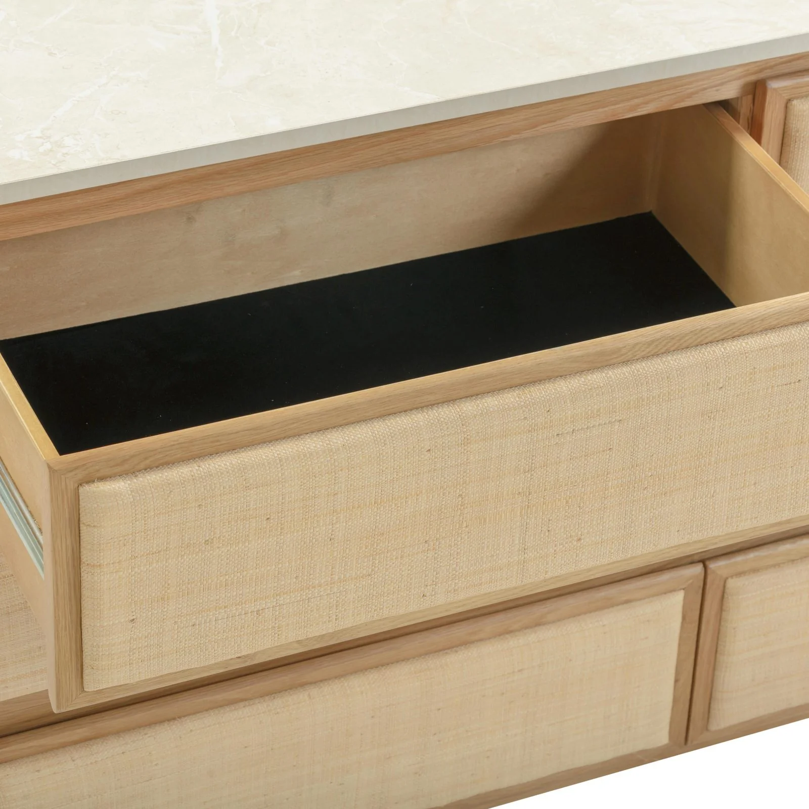 Paige Natural Oak 6-Drawer Dresser - Image 7