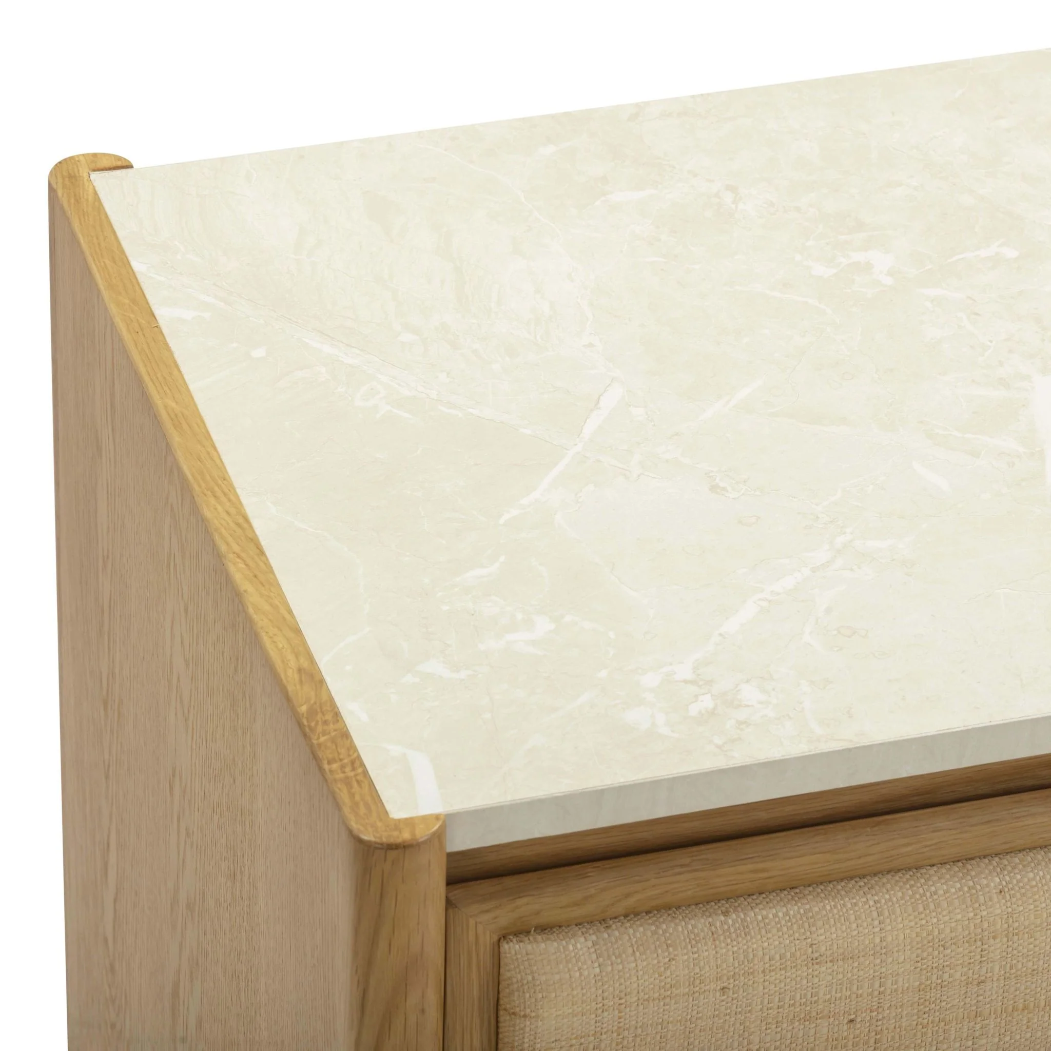 Paige Natural Oak 6-Drawer Dresser - Image 8