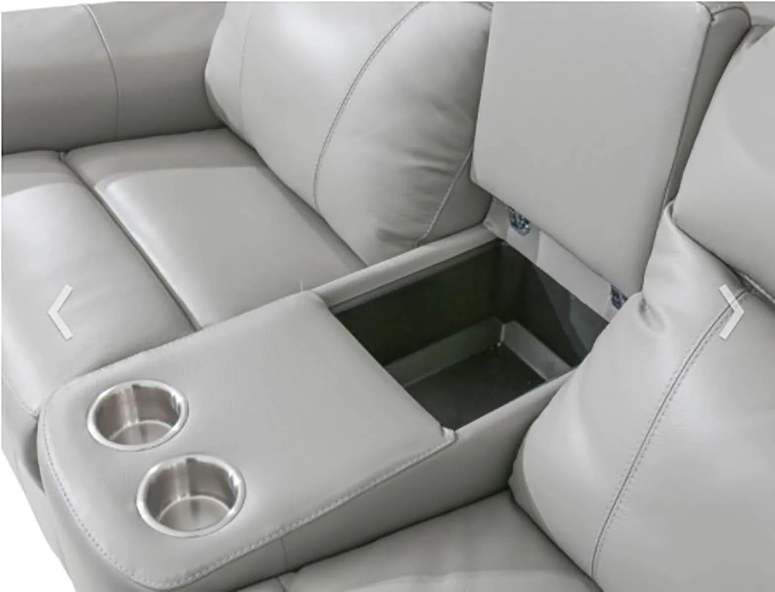 Palliser Buckingham Console Loveseat Power with Cupholder and Power Headrest - Image 2