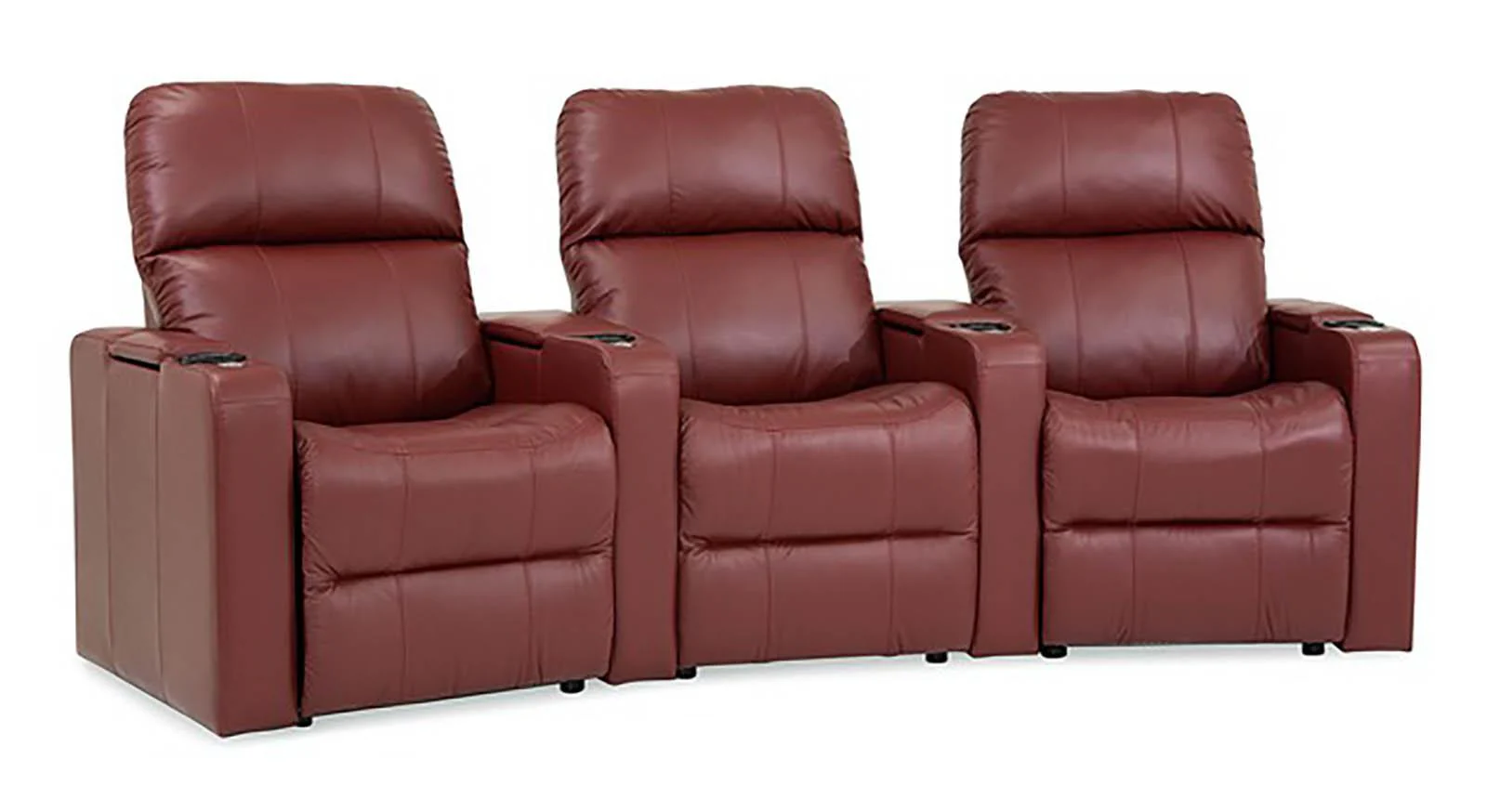 Palliser Elite 3 Seats Curved Left Hand Facing Manual Recliner Sectional