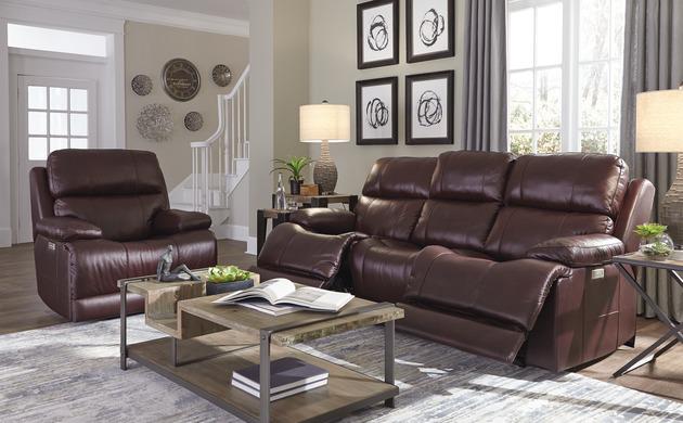 Palliser Furniture Kenaston Power Sofa Recliner w/ Power Headrest & Lumbar - Image 3