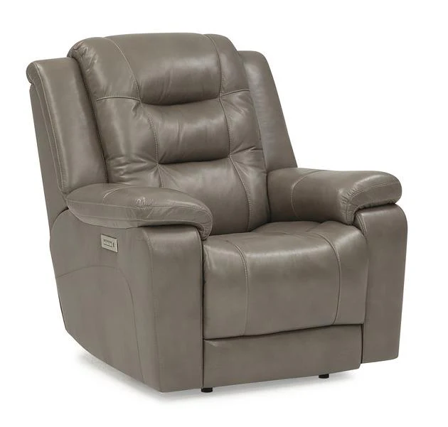 Palliser Furniture Leighton Leather Wallhugger Power Recliner w/ Headrest & Lumbar