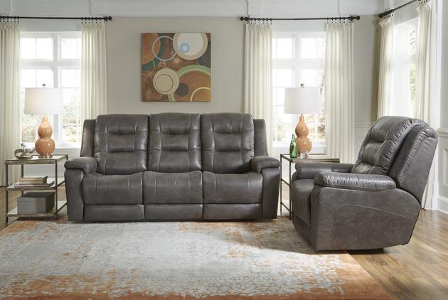 Palliser Furniture Leighton Leather Wallhugger Power Recliner w/ Headrest & Lumbar - Image 4