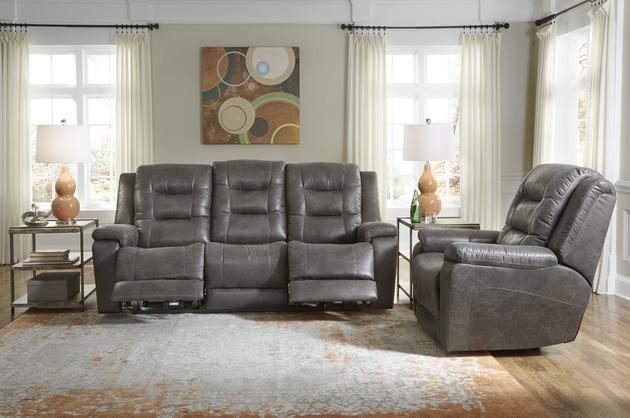 Palliser Furniture Leighton Leather Wallhugger Power Recliner w/ Power Headrest - Image 2