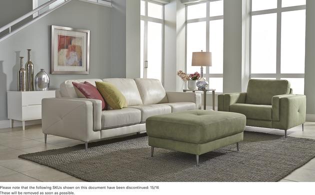 Palliser Furniture Zuri Leather Ottoman - Image 2