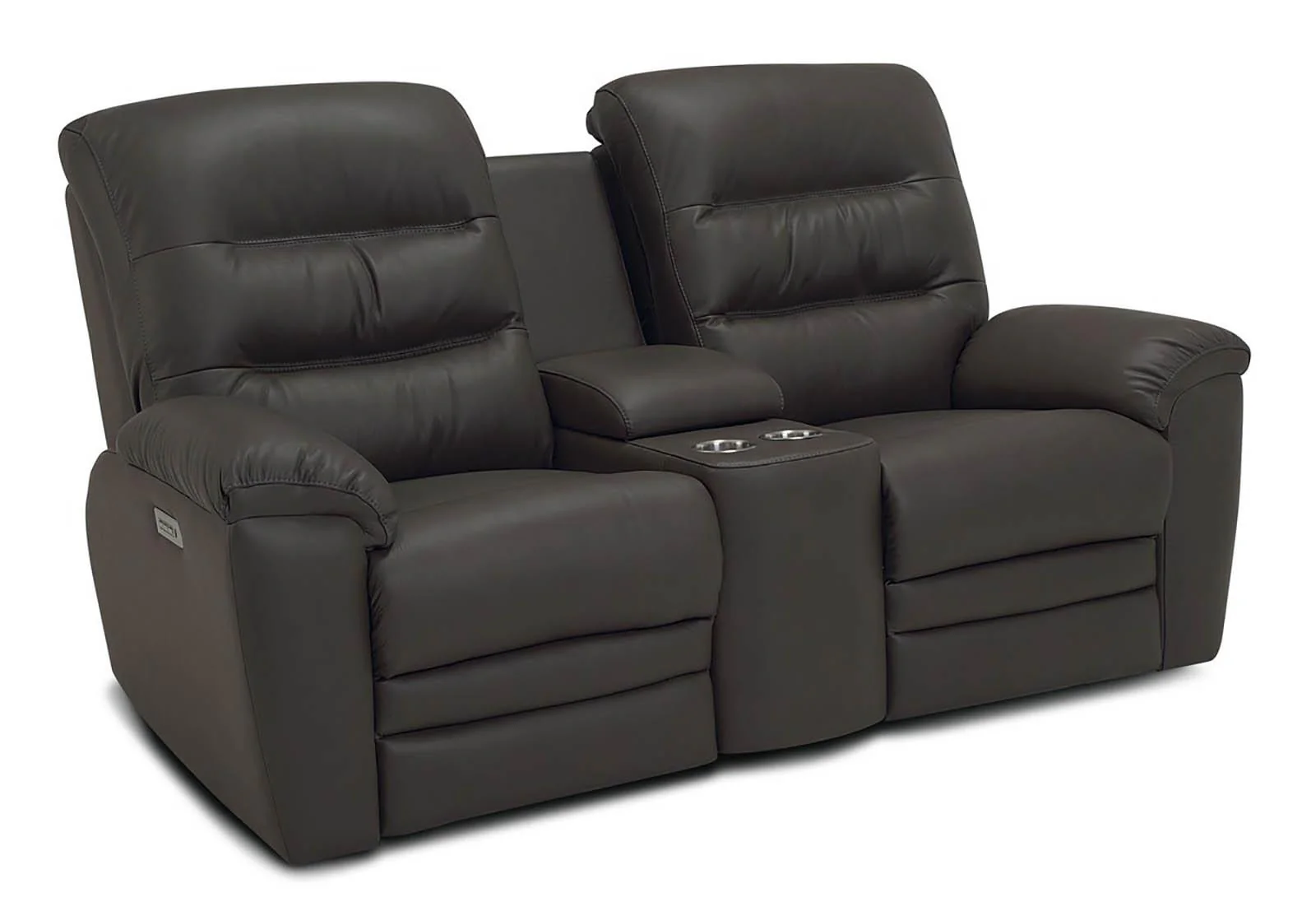 Palliser Keiran Console Loveseat Power with Cupholder and Power Headrest - Image 2