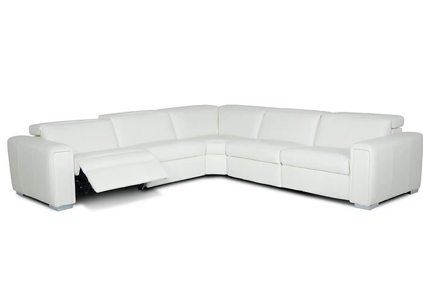 Palliser Lorenzo 5pc Reclining Sectional with Left Hand Facing Wide Power Recliner