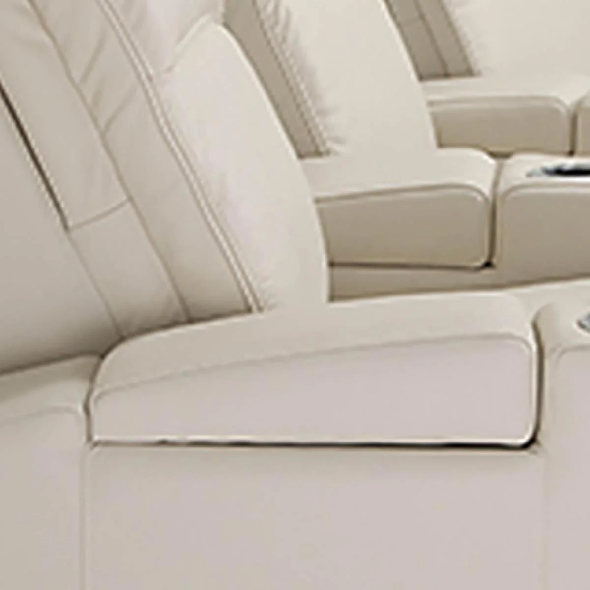 Palliser Vertex 3 Seats Curved Left Hand Facing Power Recliner with Power Headrest and Lumbar Sectional - Image 2