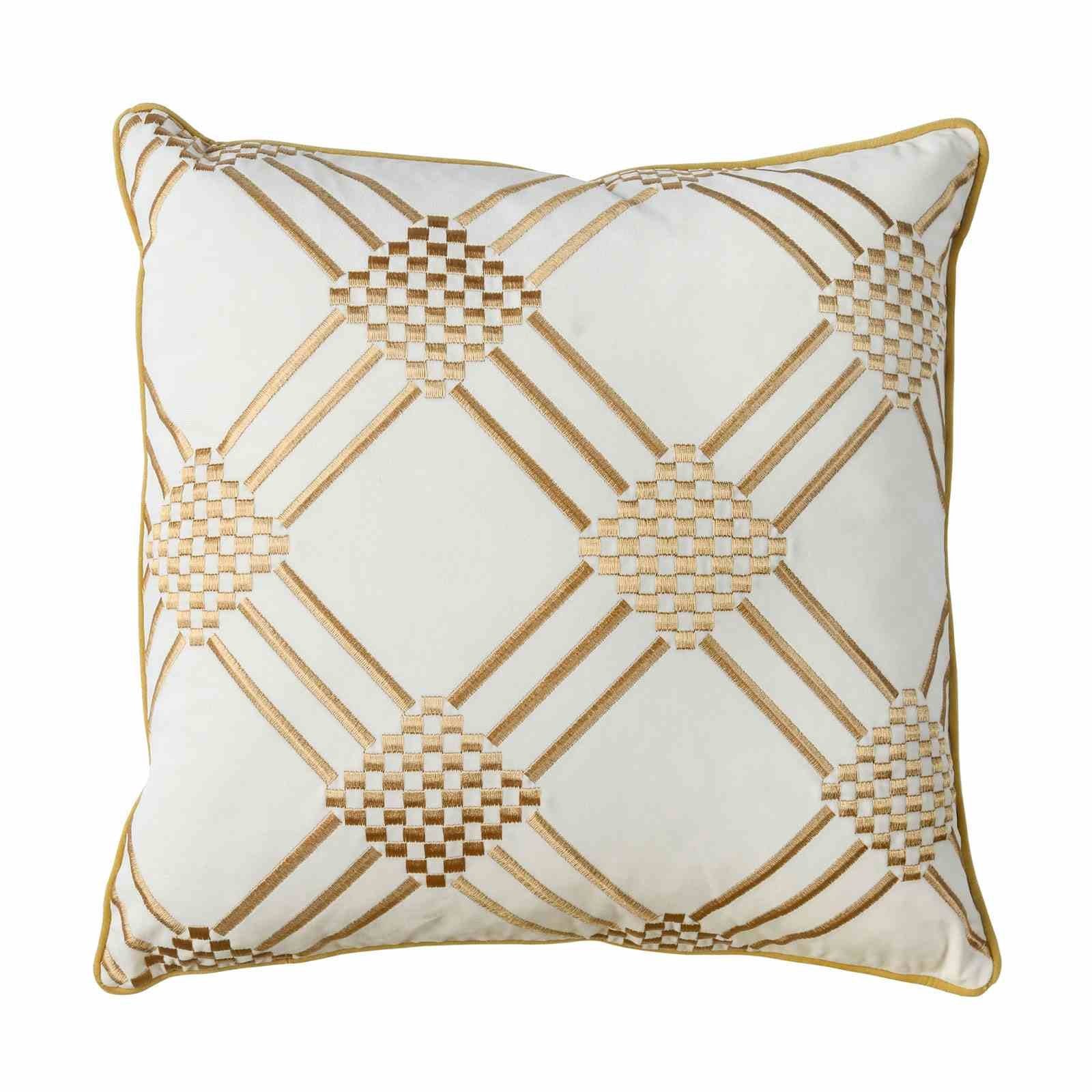 Pam 20" X 20" Pillow, Ivory & Yellow (2/CTN)