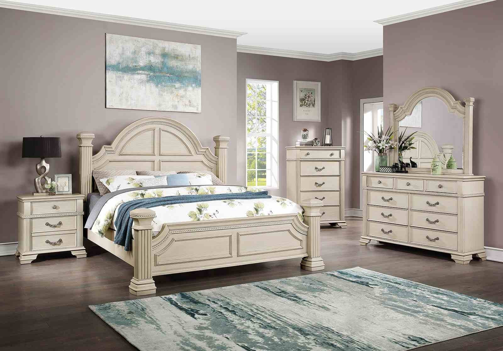 Pamphilos 5 Pc. Queen Bedroom Set w/ 2NS
