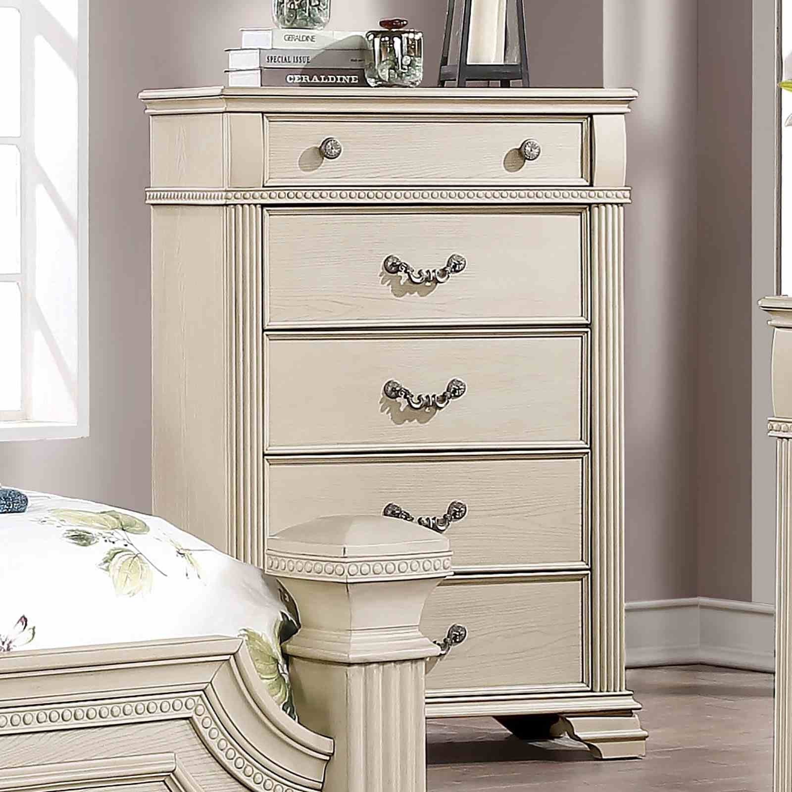 Pamphilos Chest, Antique White