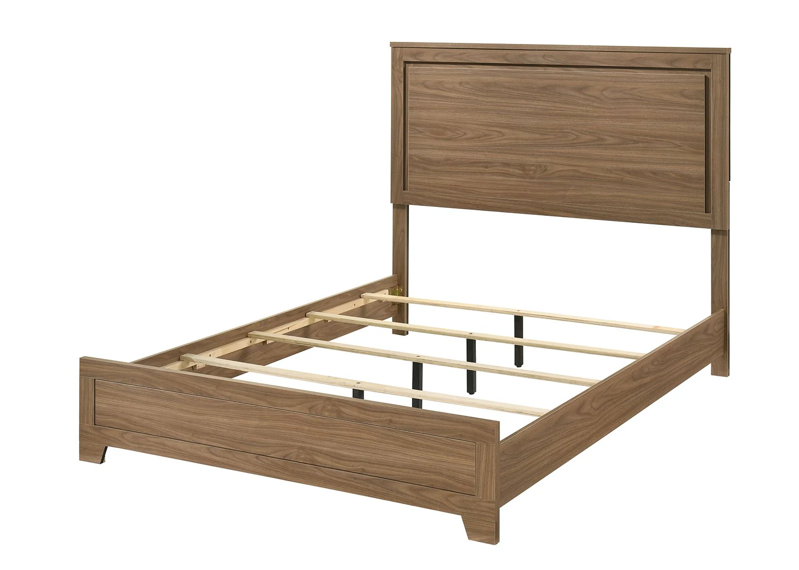 Panelli Queen Bed, Chestnut Brown - Image 3