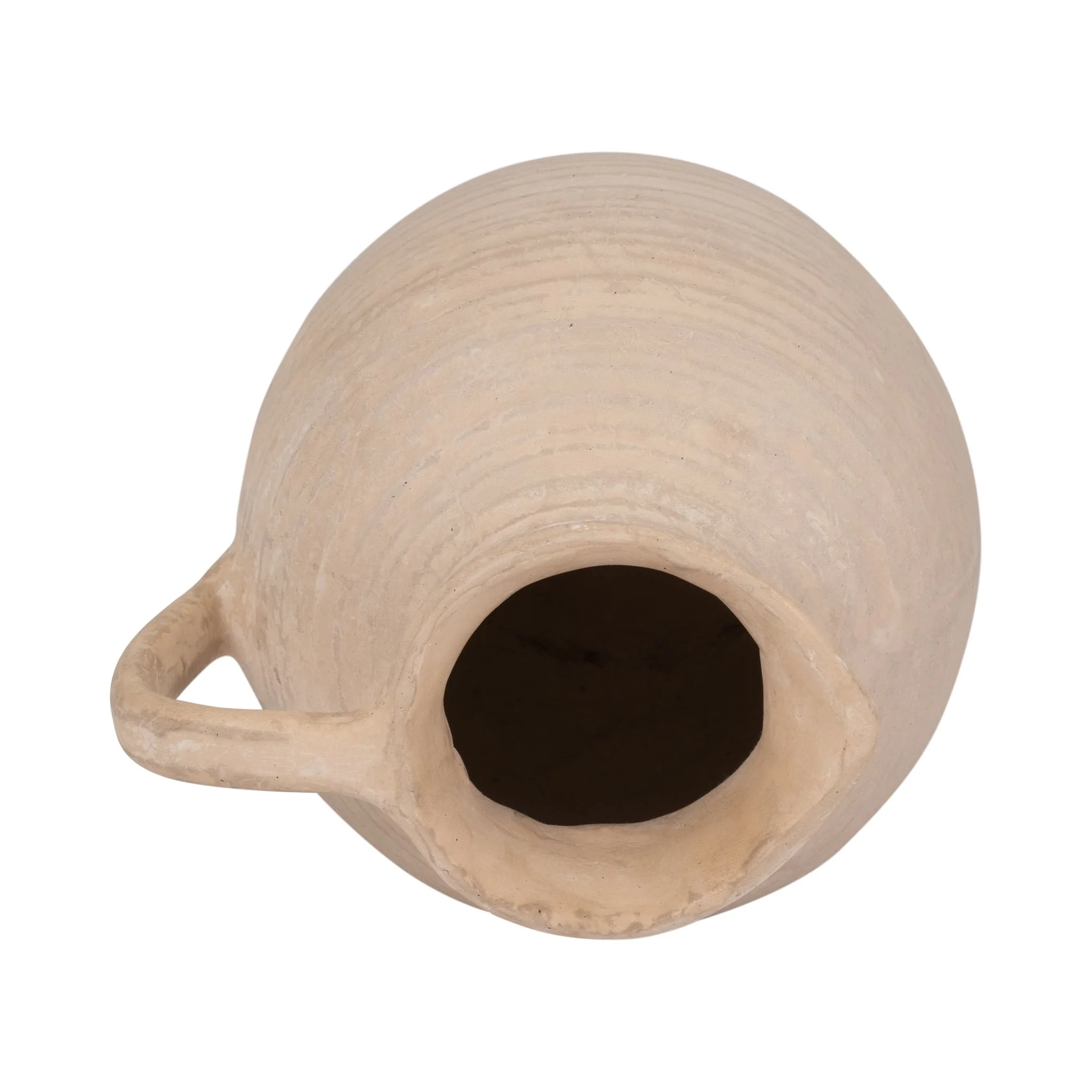 Paper Mache, 10" Pitcher, Ivory - Image 7