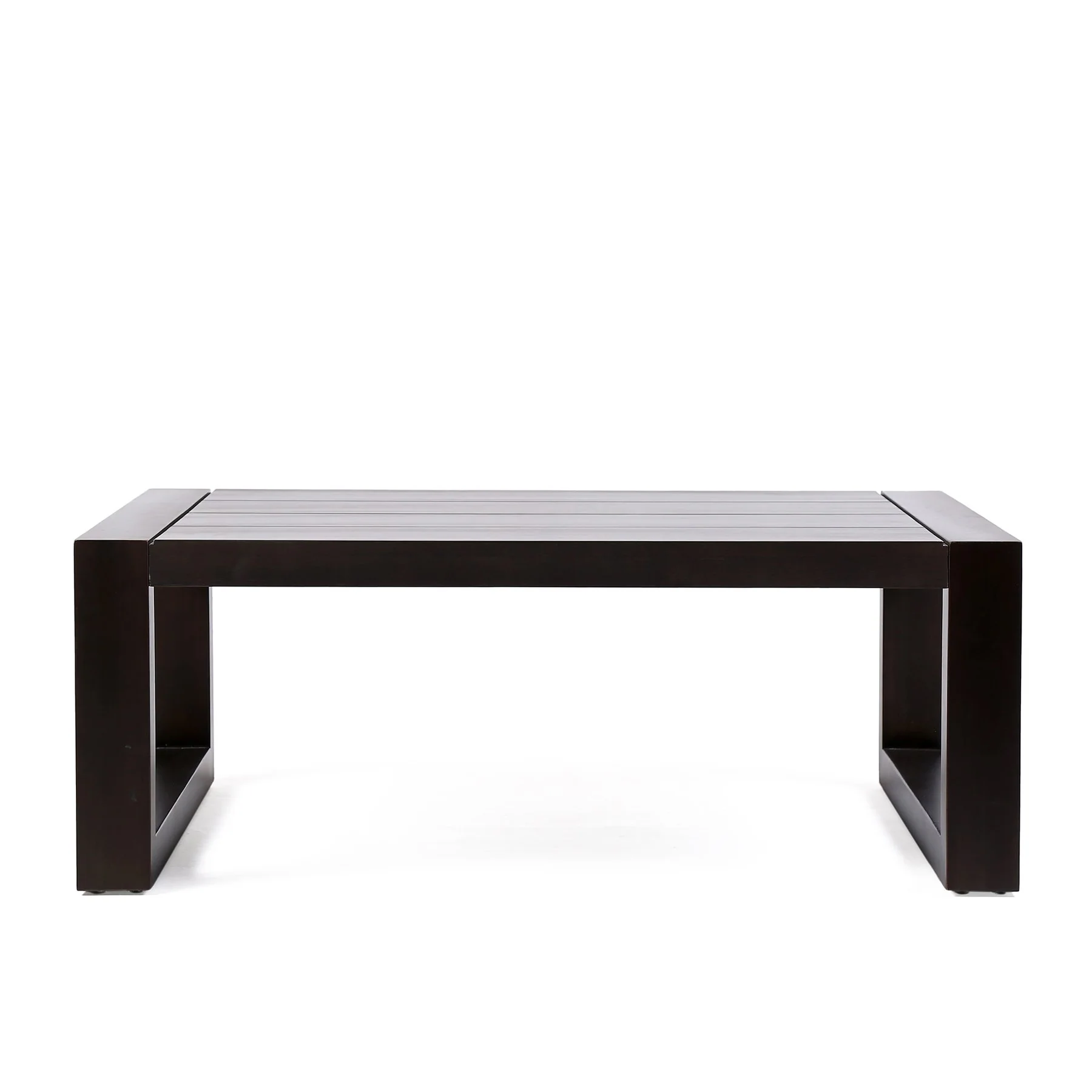 Paradise Outdoor Dark Eucalyptus Wood Coffee Table - Image 2