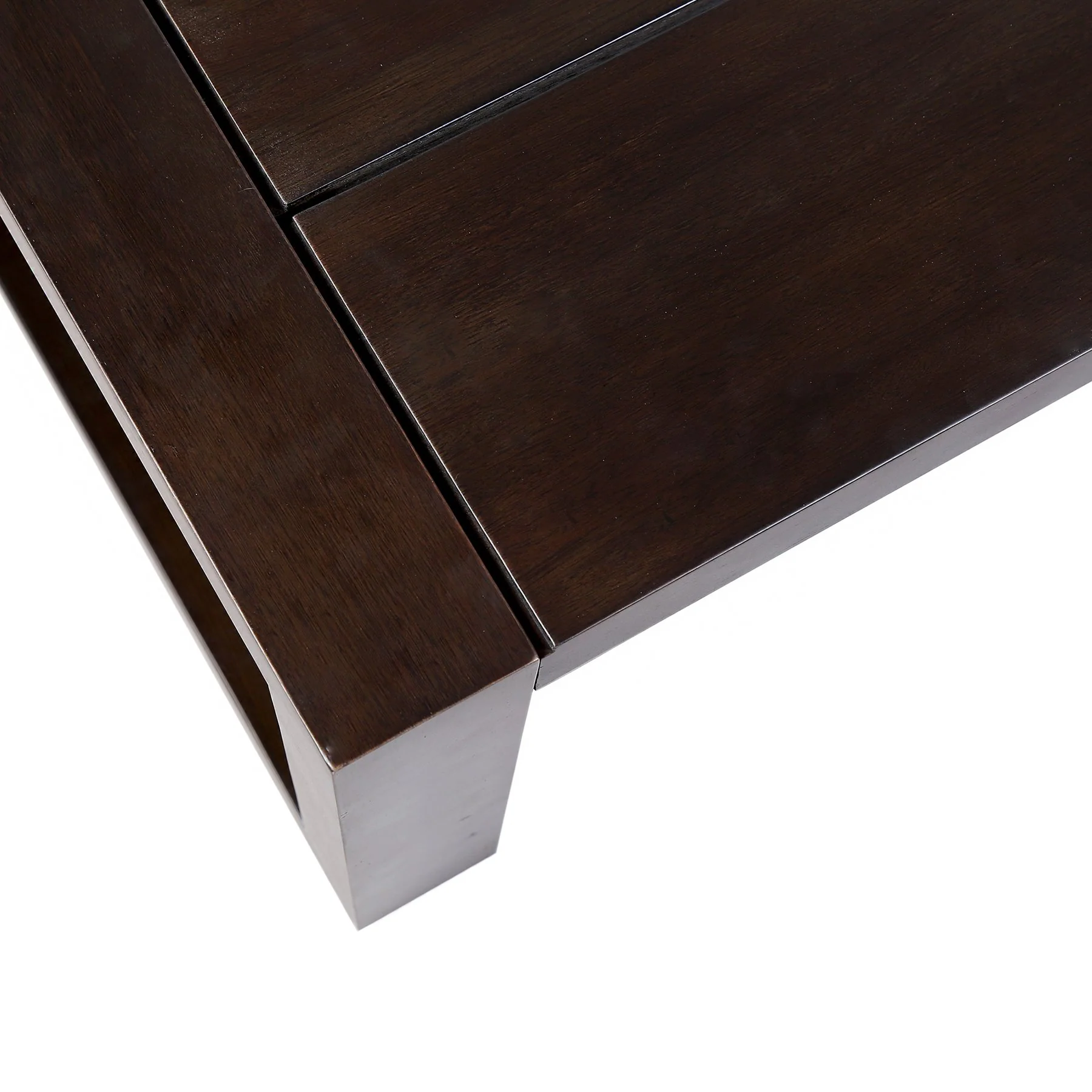 Paradise Outdoor Dark Eucalyptus Wood Coffee Table - Image 5