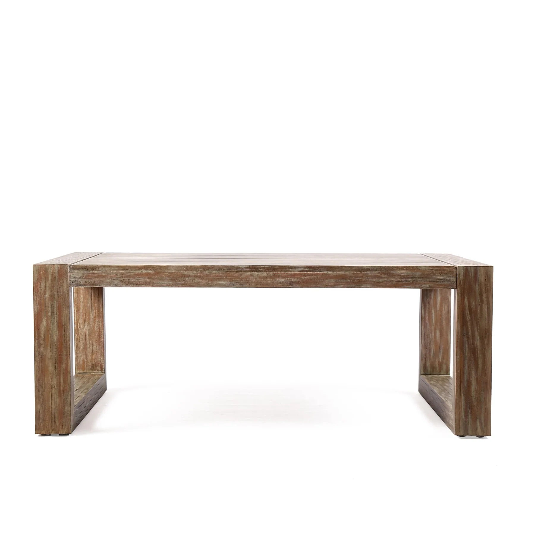 Paradise Outdoor Light Eucalyptus Wood Coffee Table - Image 2