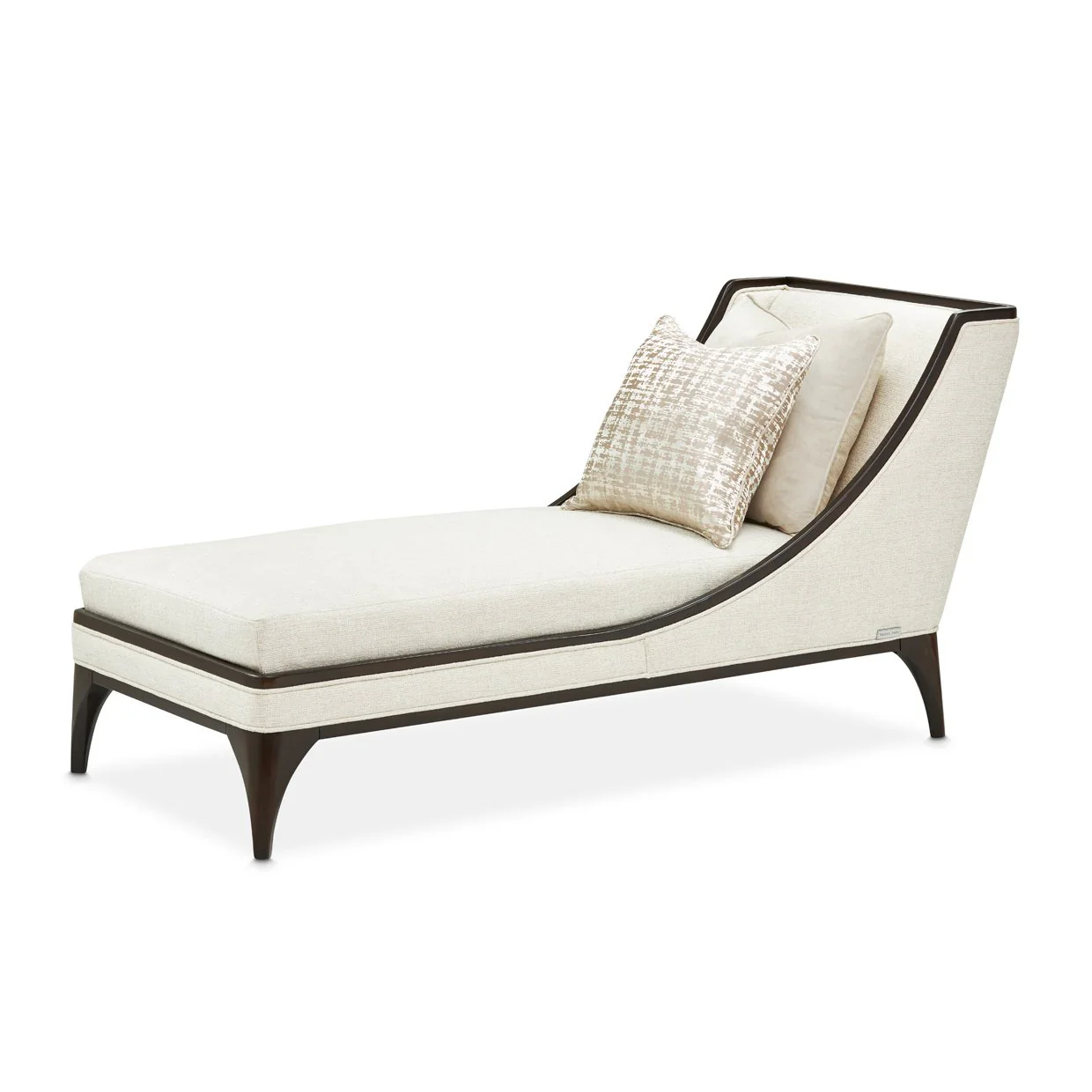 Paris Chic Armless Chaise - Cremini/Espresso - Image 12