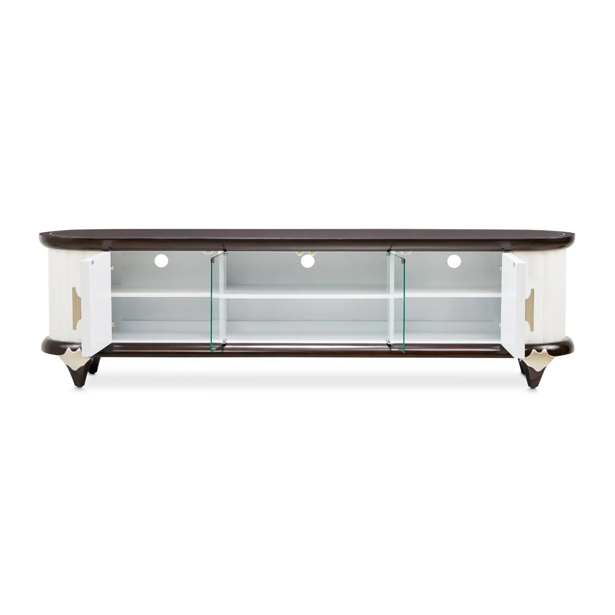 Paris Chic Media Cabinet - Espresso - Image 2