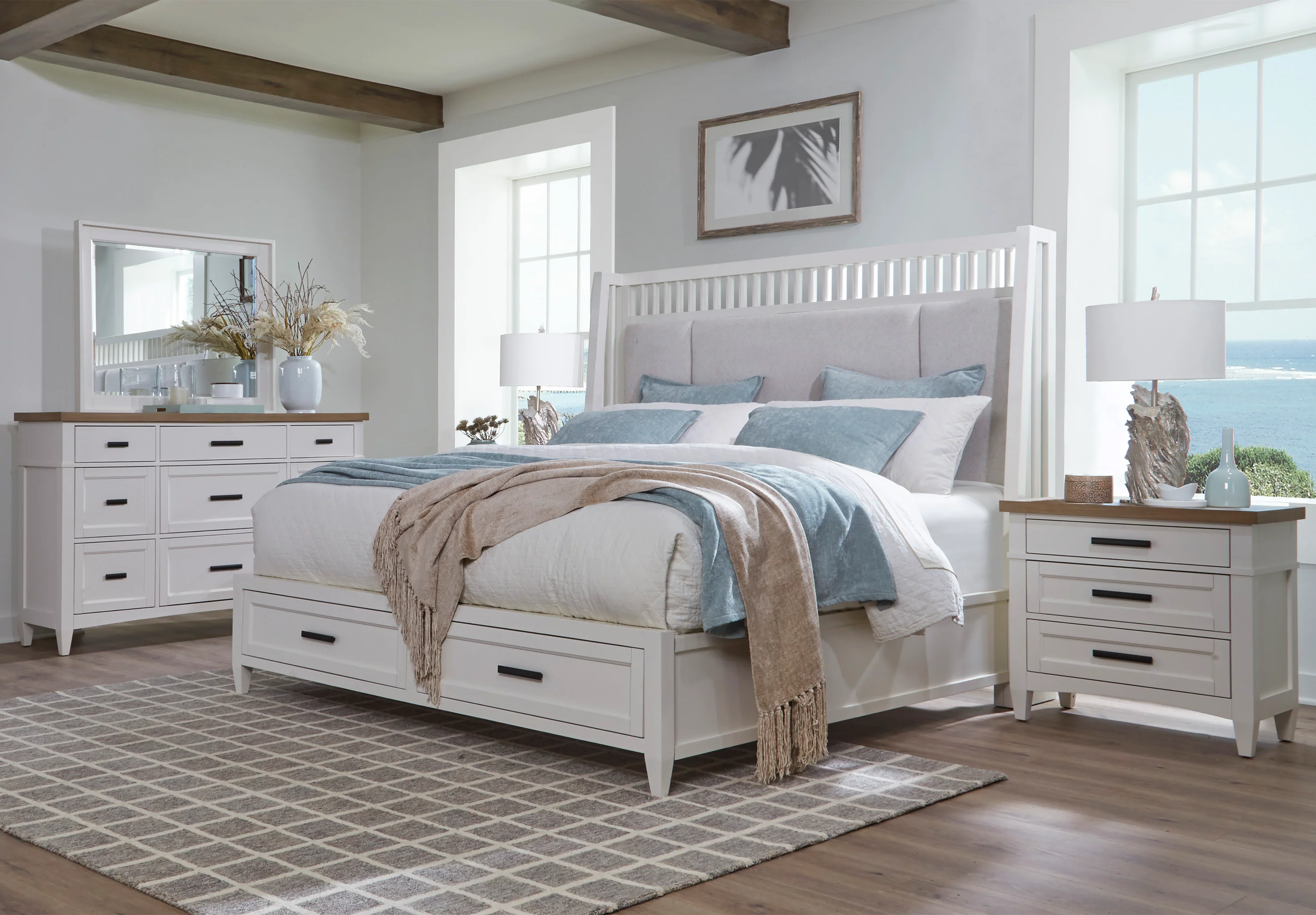 Parker House Americana Modern Bedroom 6 Drawer Chest - Image 6