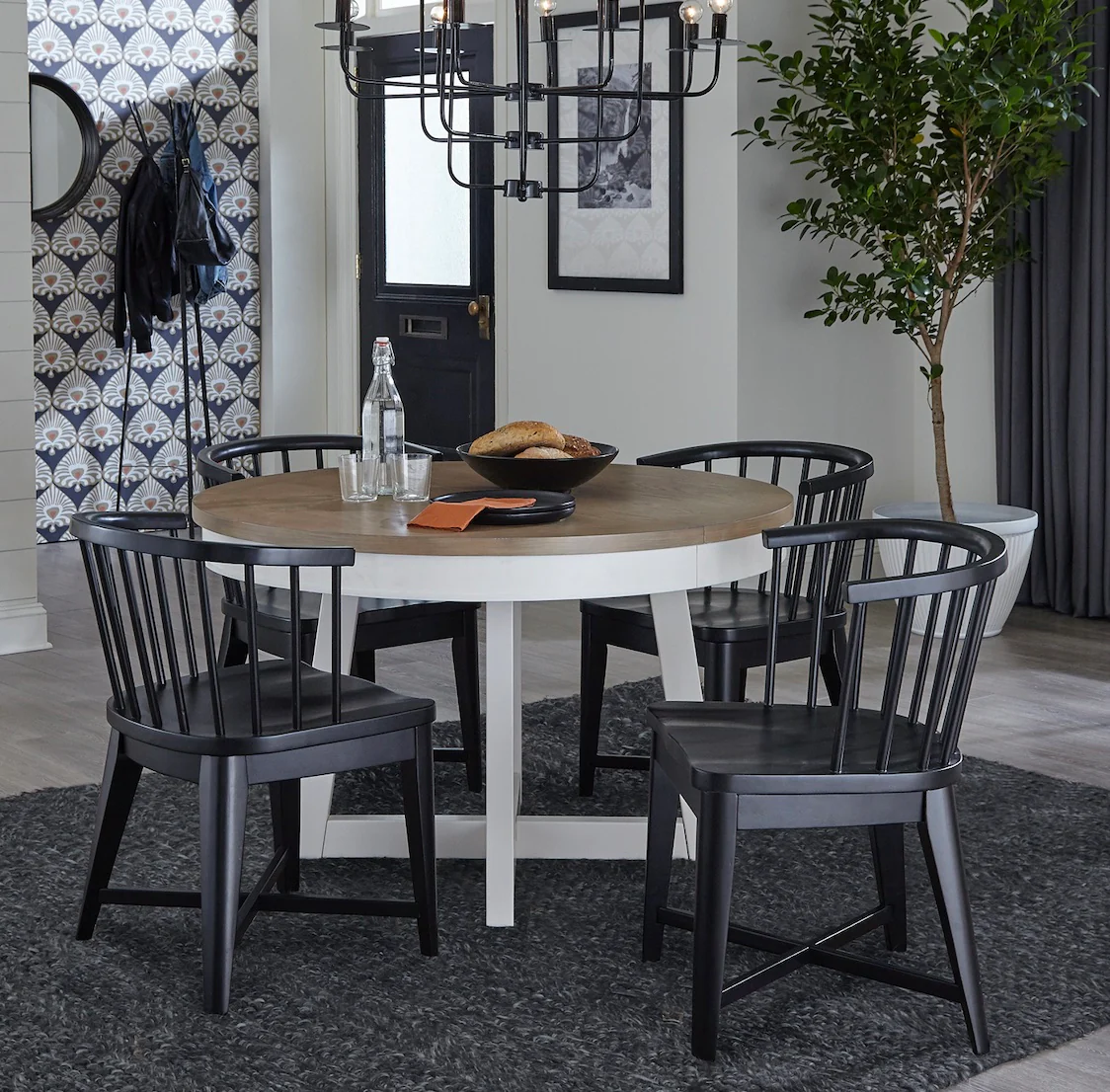 Parker House Americana Modern Dining Barrel Dining Chair (2/CTN Sold in pairs) - Image 3