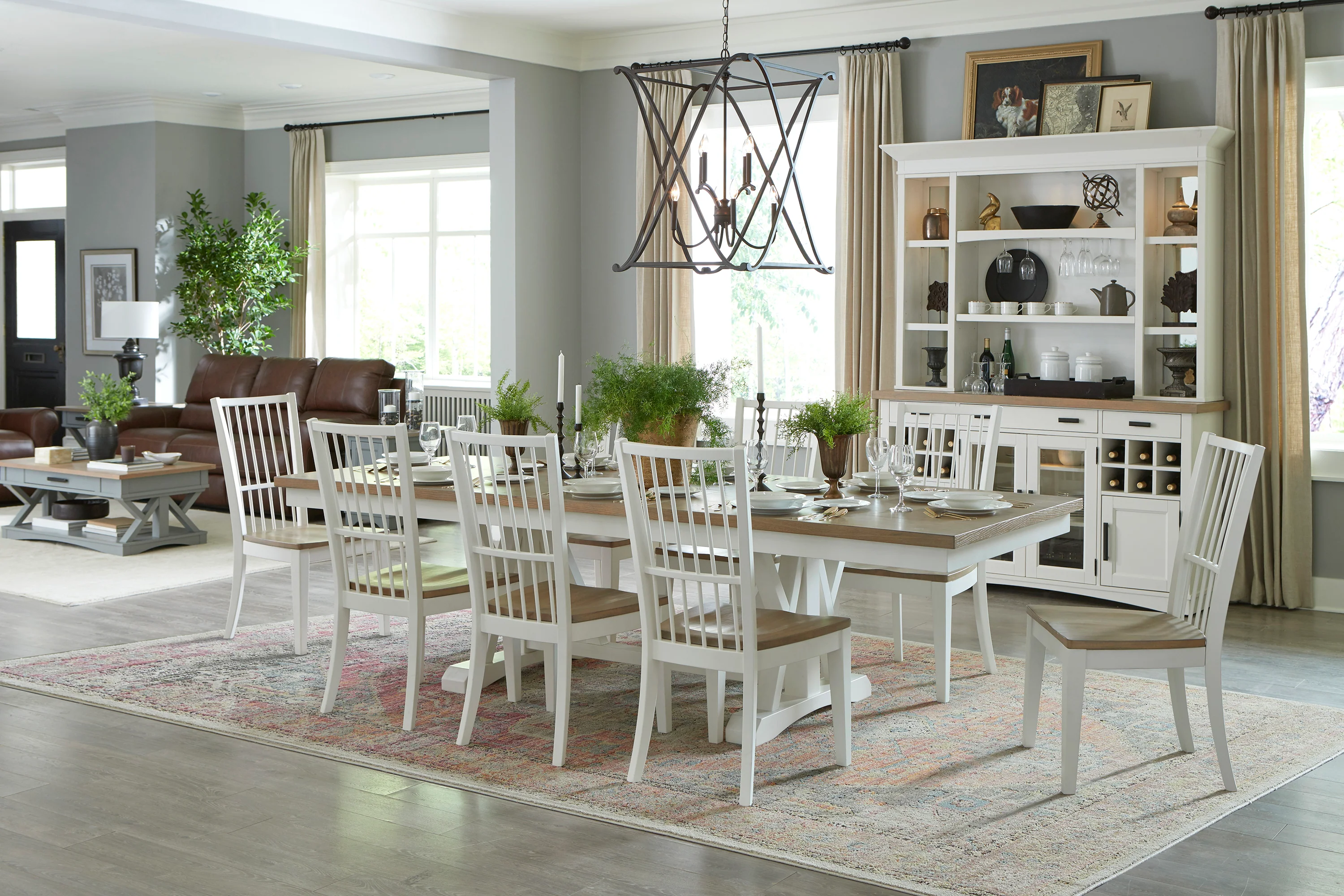 Parker House Americana Modern Dining Spindle Back Dining Chair (2/CTN Sold in pairs) - Image 3