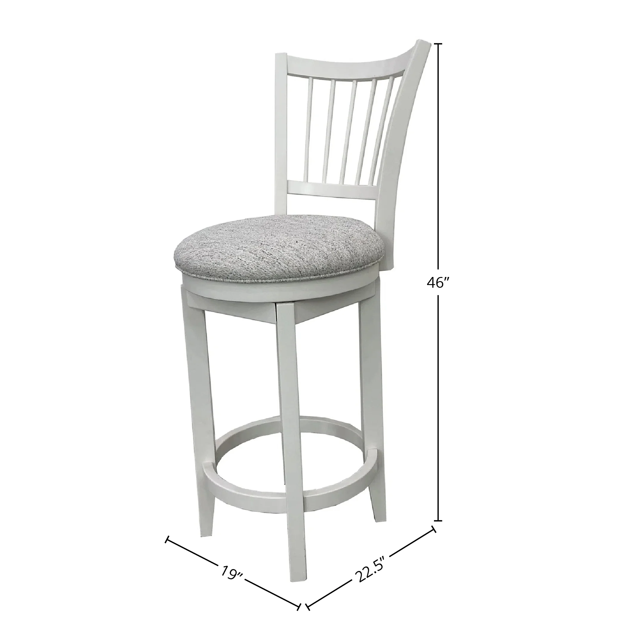Parker House Americana Modern Dining Spindle Back Swivel Barstool - Image 7