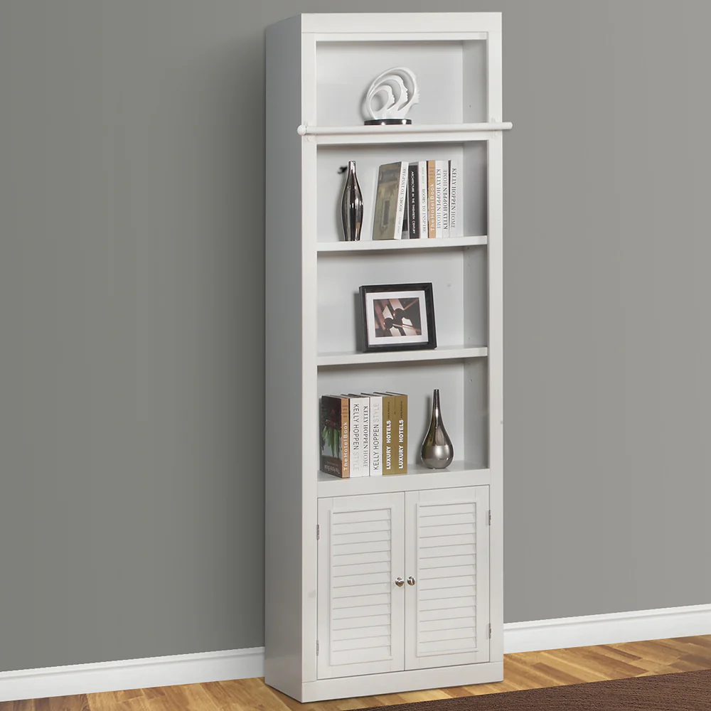Parker House Boca 9 Piece Entertainment Wall with Corner Bookcases - Image 6