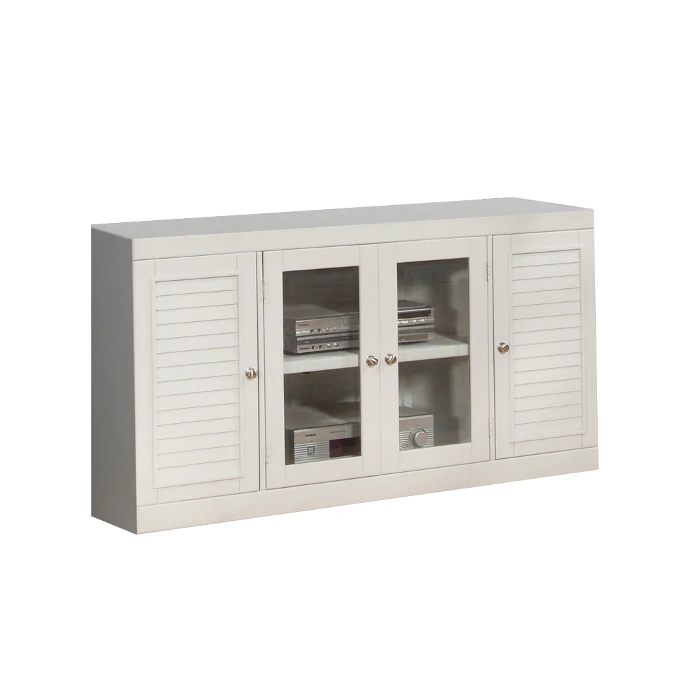 Parker House Boca 9 Piece Entertainment Wall with Corner Bookcases - Image 7