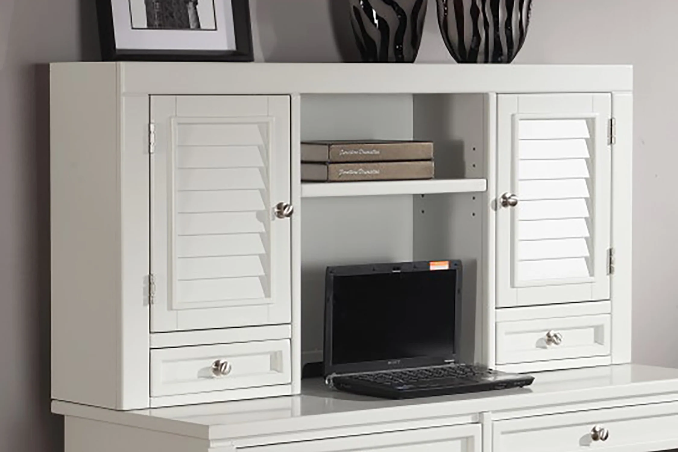Parker House Boca L Shape Desk with Hutch - Image 6