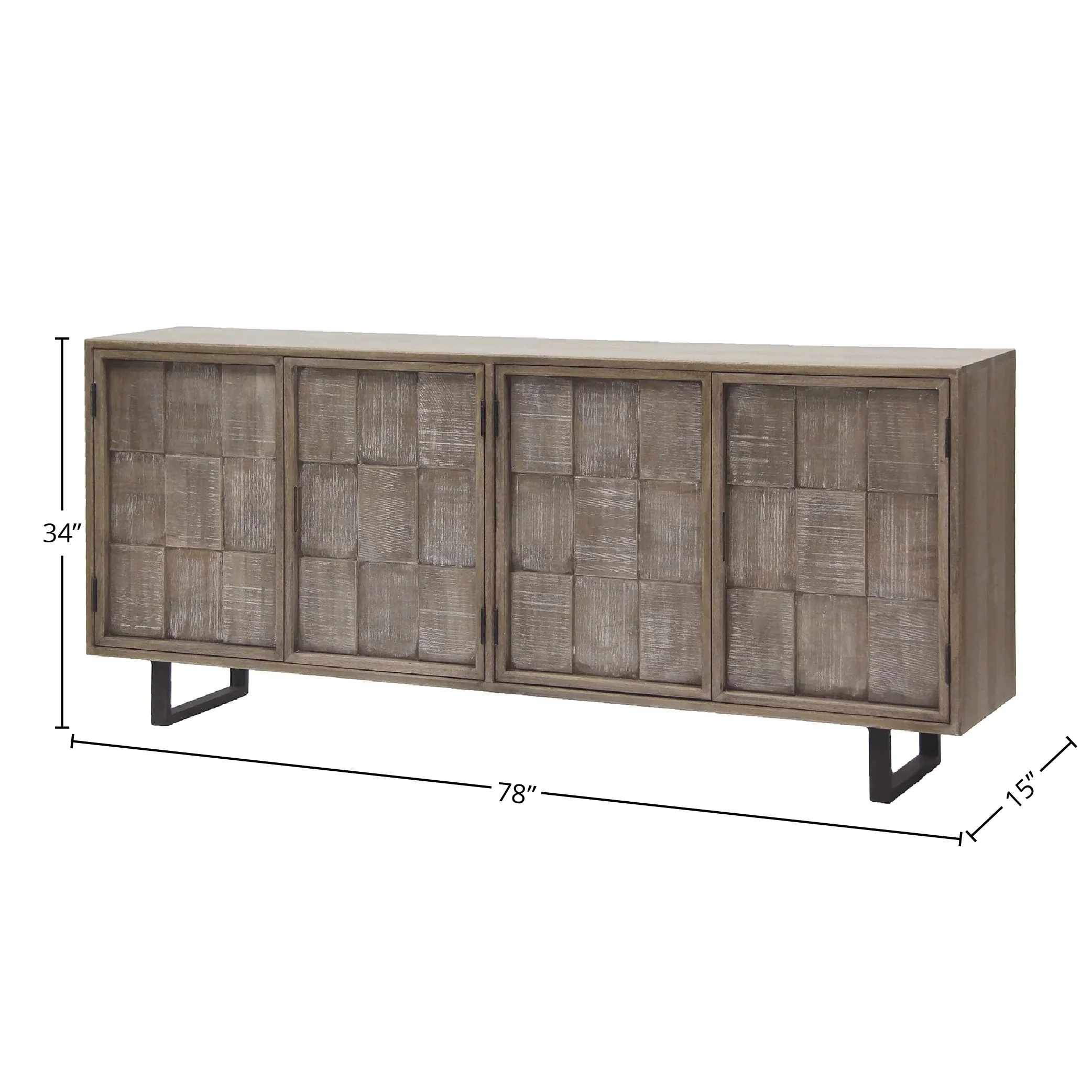 Parker House Crossings - Casablanca 78 In. TV Console - Image 4
