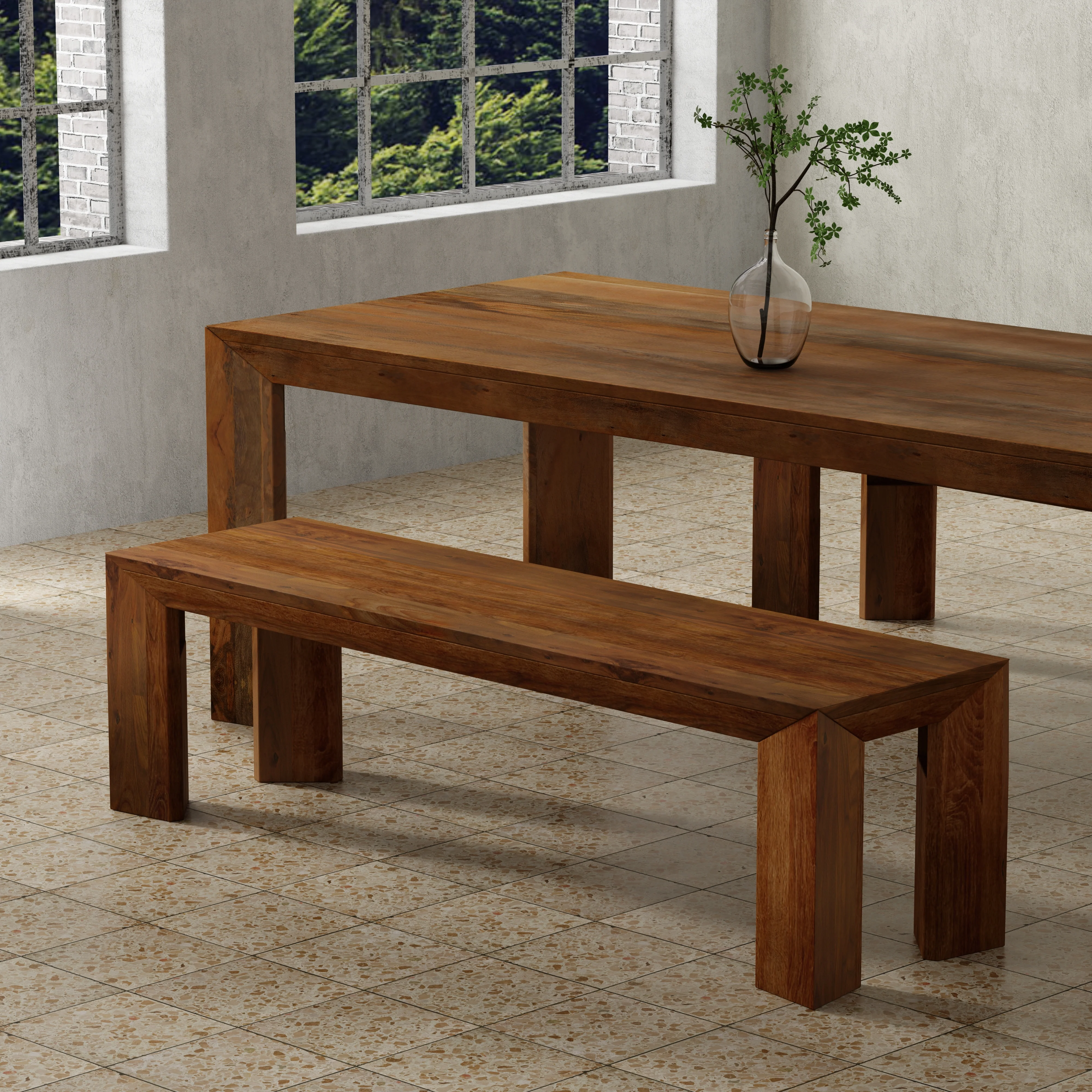 Parker House Crossings - Downtown Dining Bench - Image 4