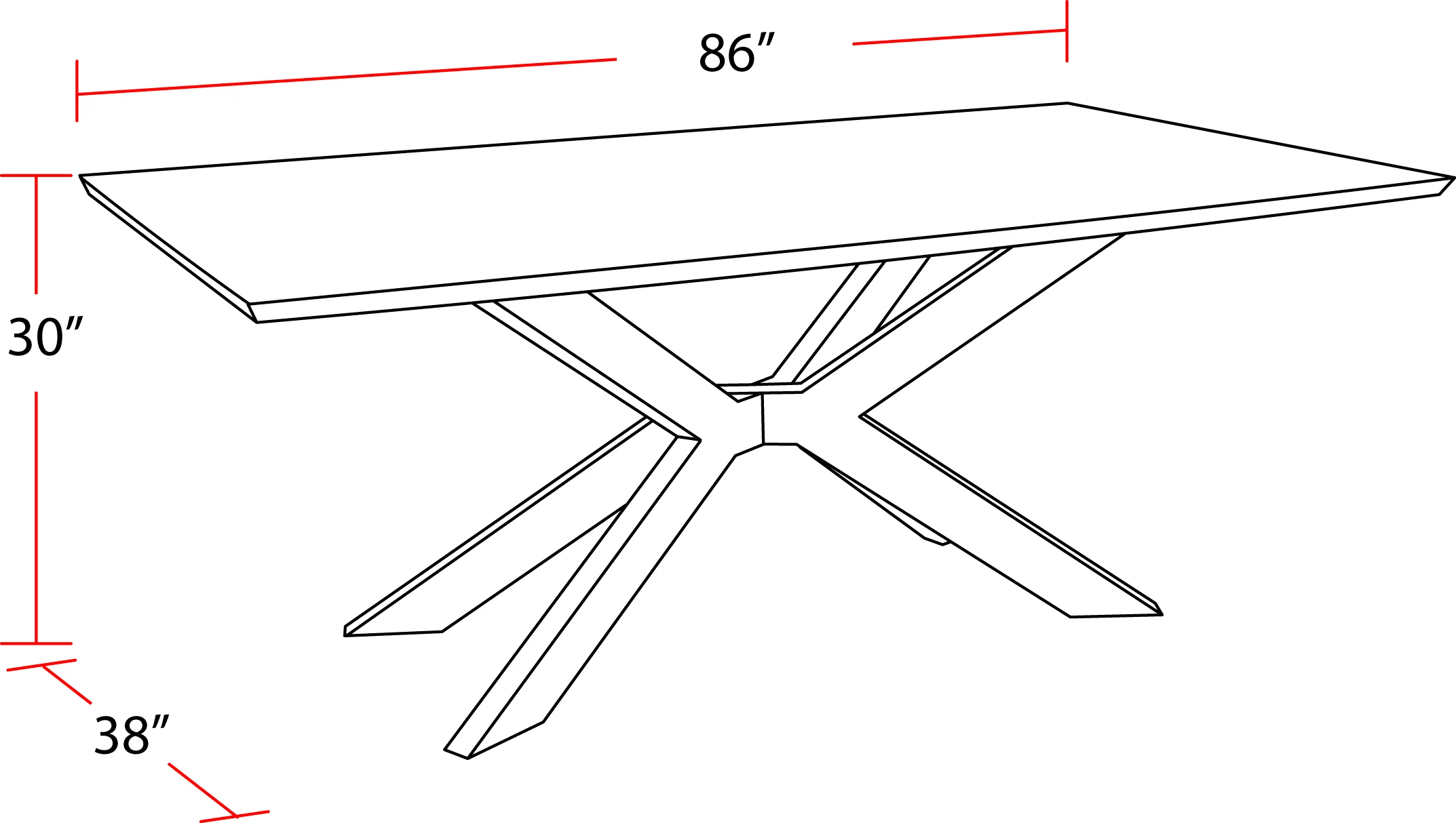 Parker House Crossings - Monaco Dining 86 In. Rectangular Dining Table With 4 Upholstered Chairs - DMON-5PC-86REC-DDIA-ELLN - Image 7