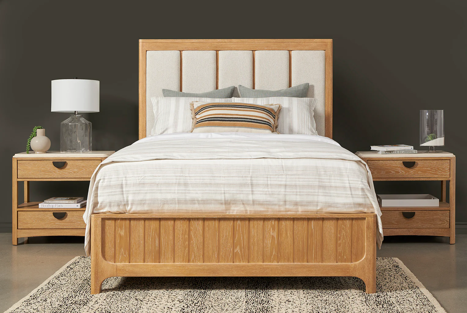 Parker House Escape - Bedroom Queen Panel Bed with 2 Nightstands - Image 3