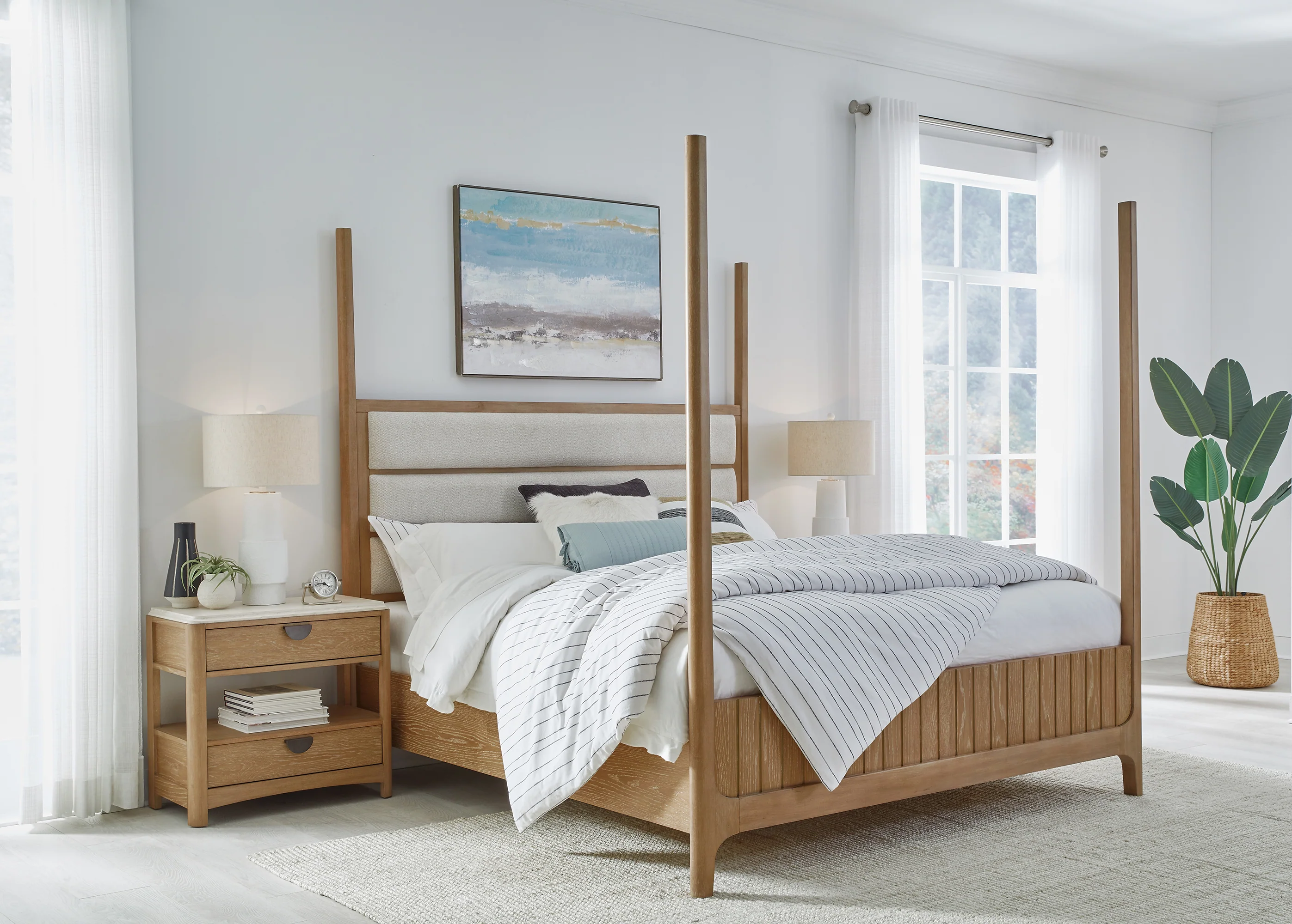 Parker House Escape - Bedroom Queen Poster Bed - Image 6