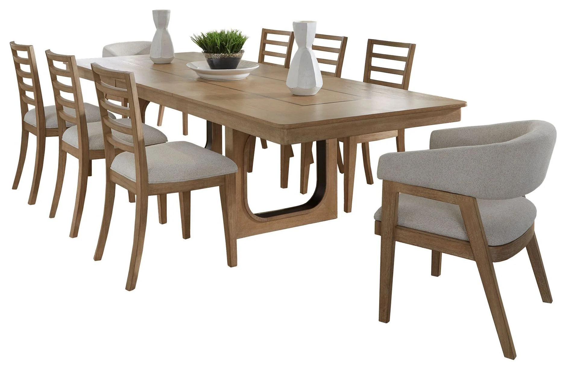 Parker House Escape - Dining 84 In. Rectangular Extendable Table With 8 Chairs - Image 2