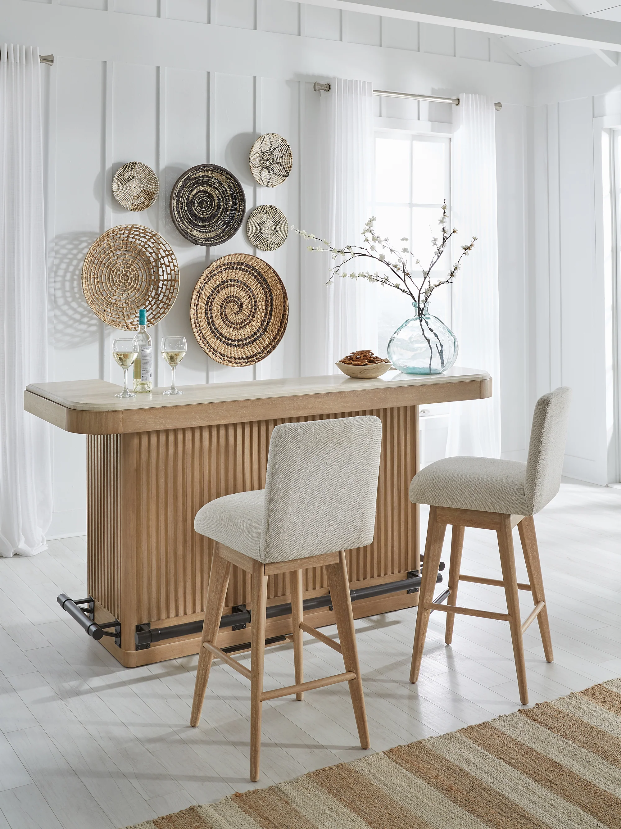 Parker House Escape - Dining Upholstered Swivel Barstool - Image 3
