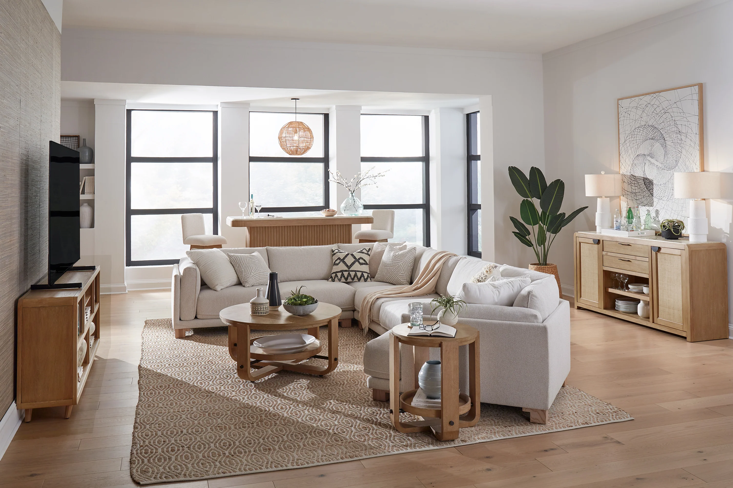 Parker House Escape Round End Table with Shelf - Image 4