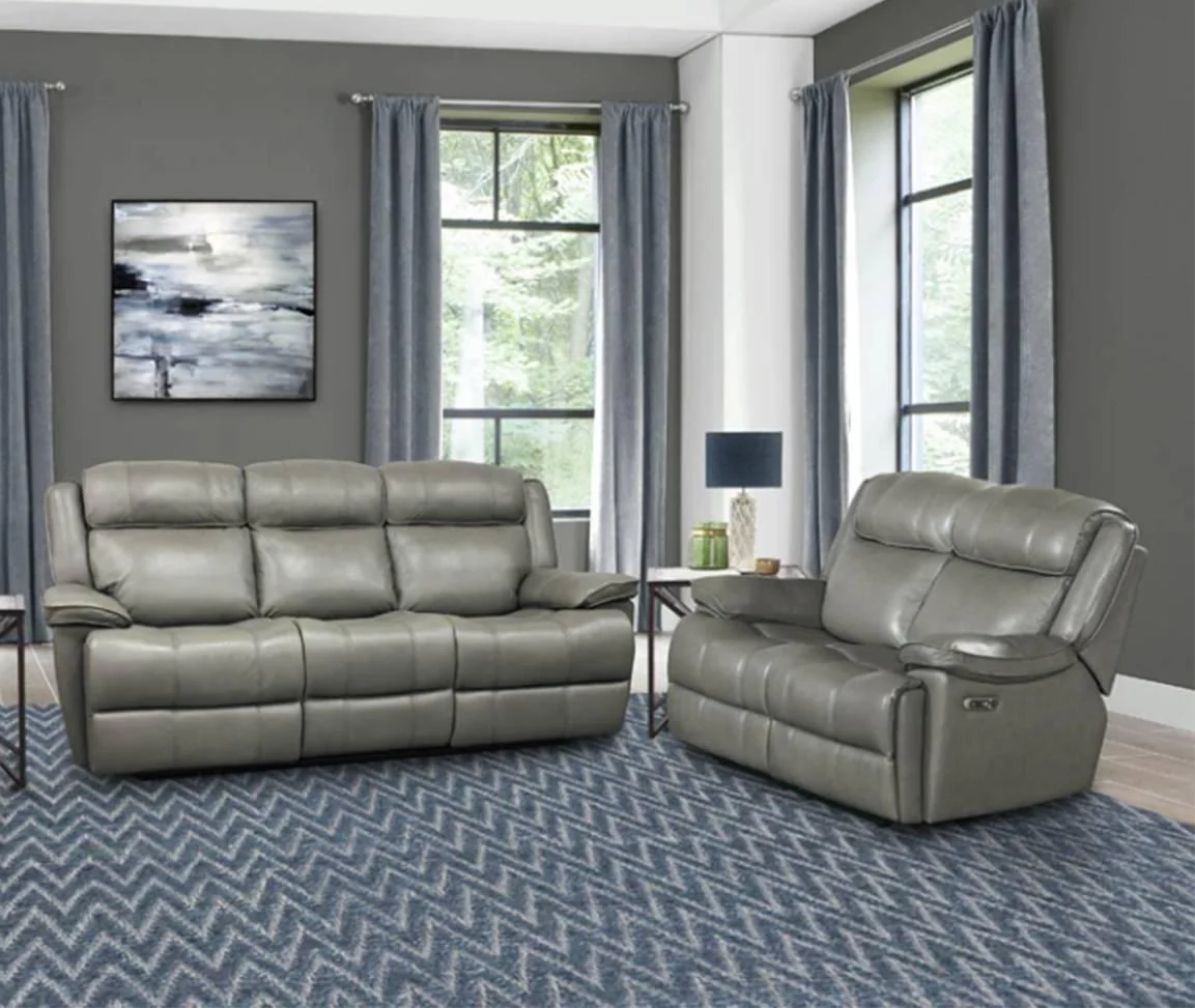 Parker House Furniture Eclipse Power Sofa in Florence Heron - Image 2