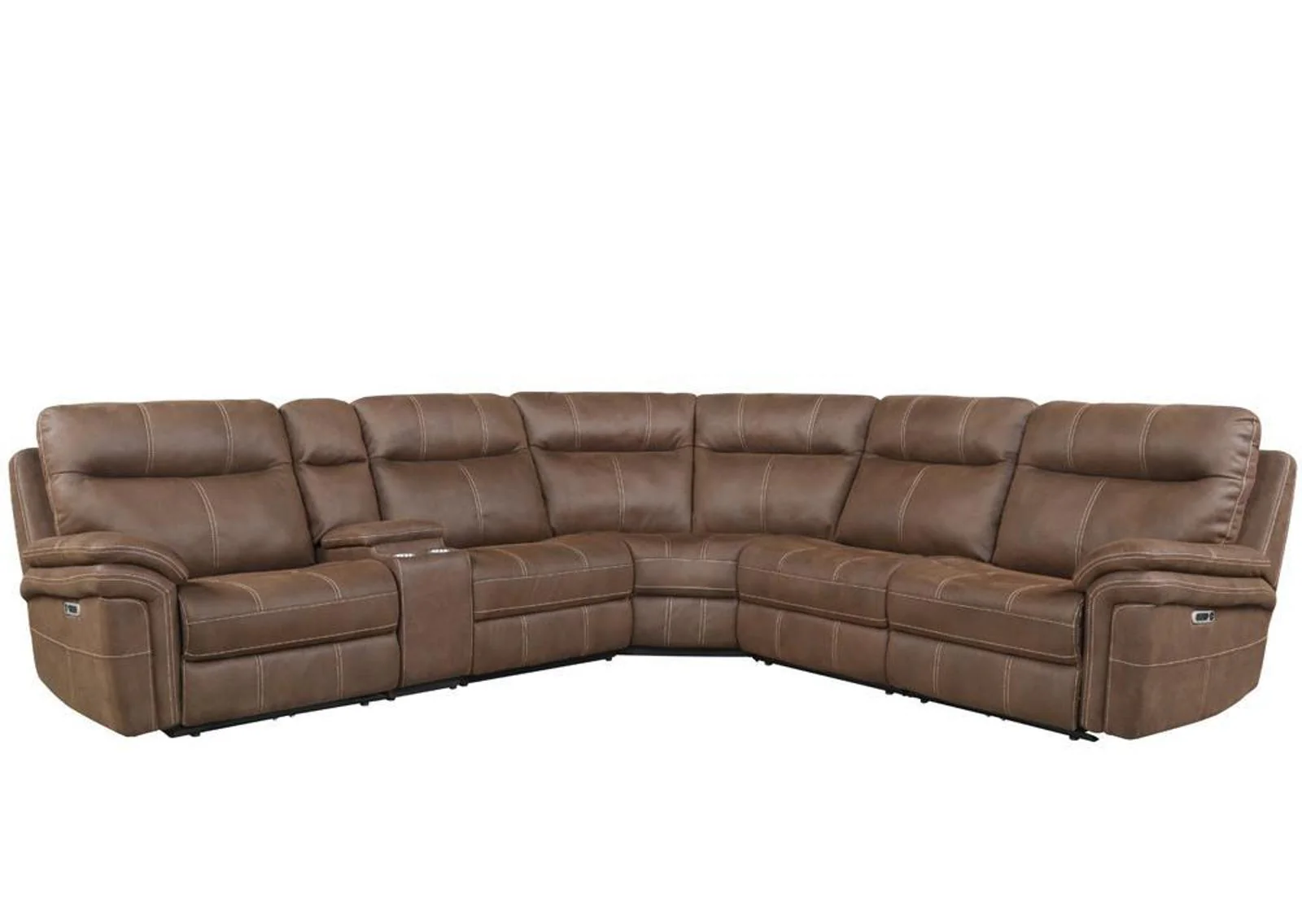 Parker House Mason Power Left Arm Facing Recliner in Dark Kahlua - Image 3