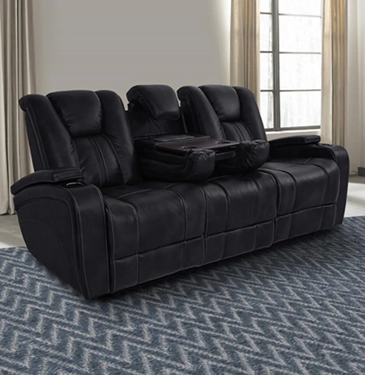 Parker House Optimus Power Sofa in Midnight - Image 2