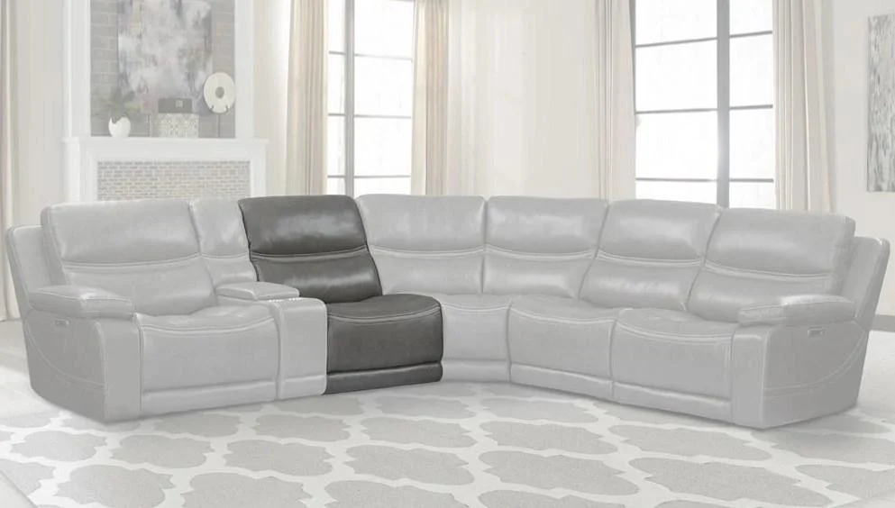 Parker House Palmer Armless Chair in Greige