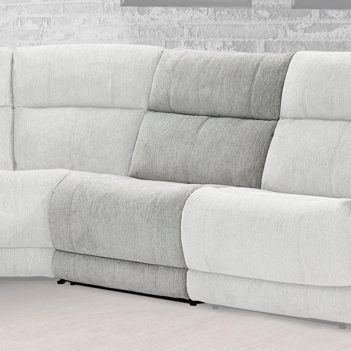 Parker House Spencer Armless Recliner in Tide Pebble