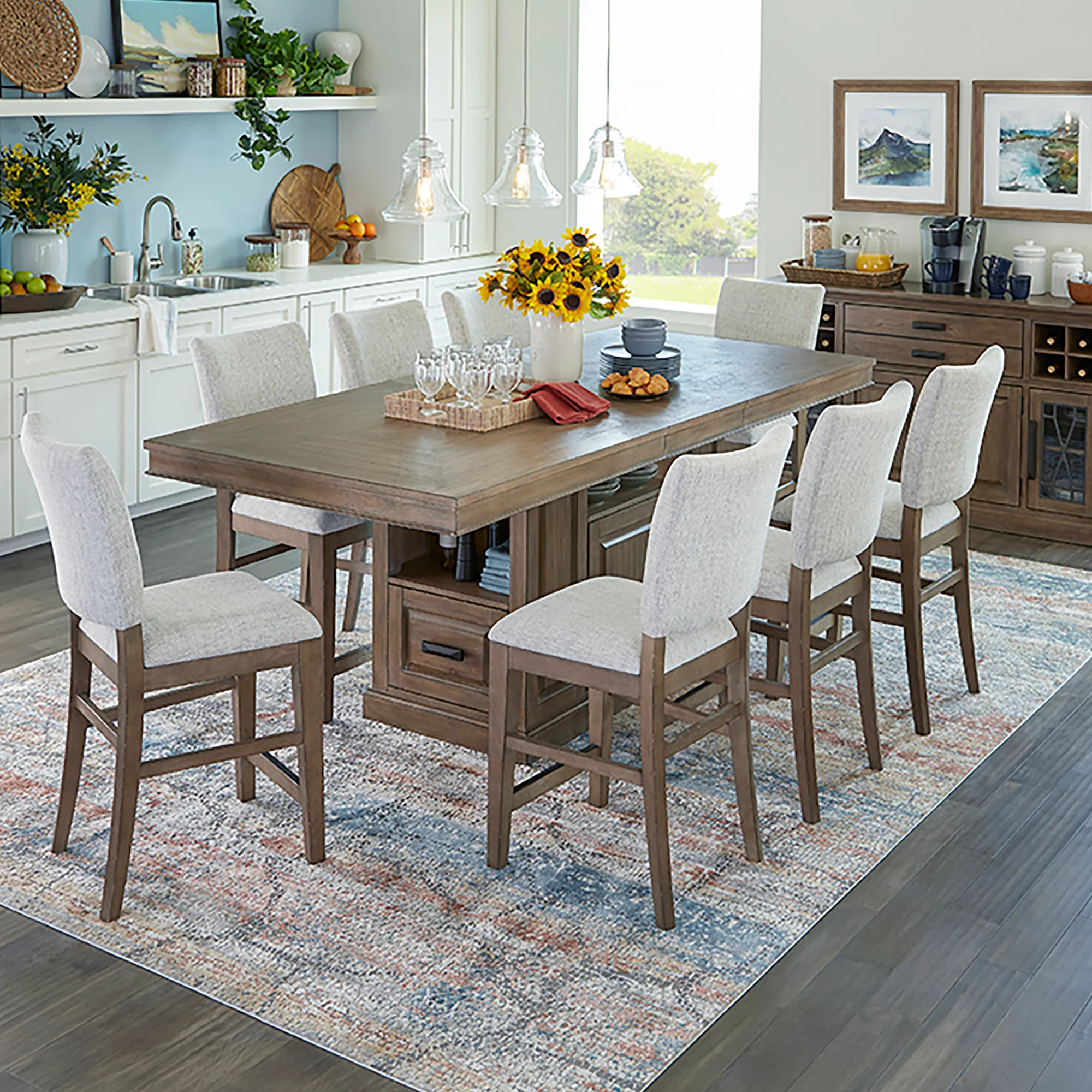 Parker House Sundance Dining - Sandstone Upholstered Counter Chair (2/CTN Sold in pairs) - Image 6