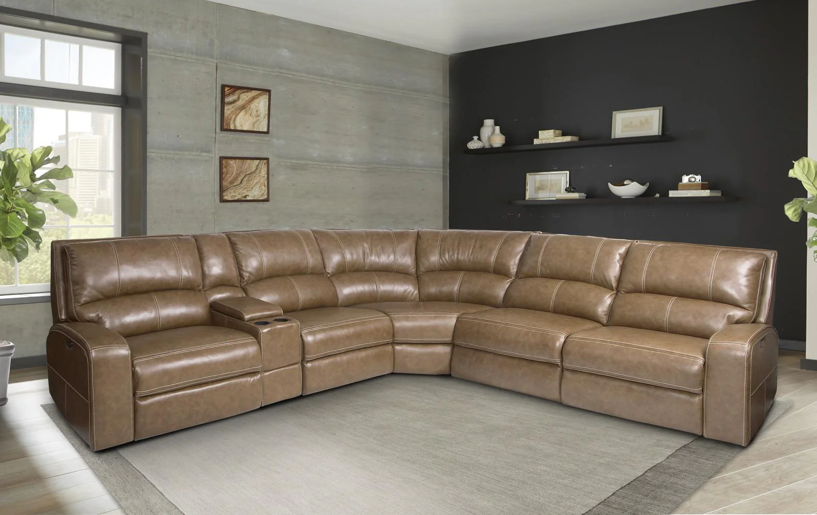Parker House Swift Armless Chair in Bourbon - Image 3