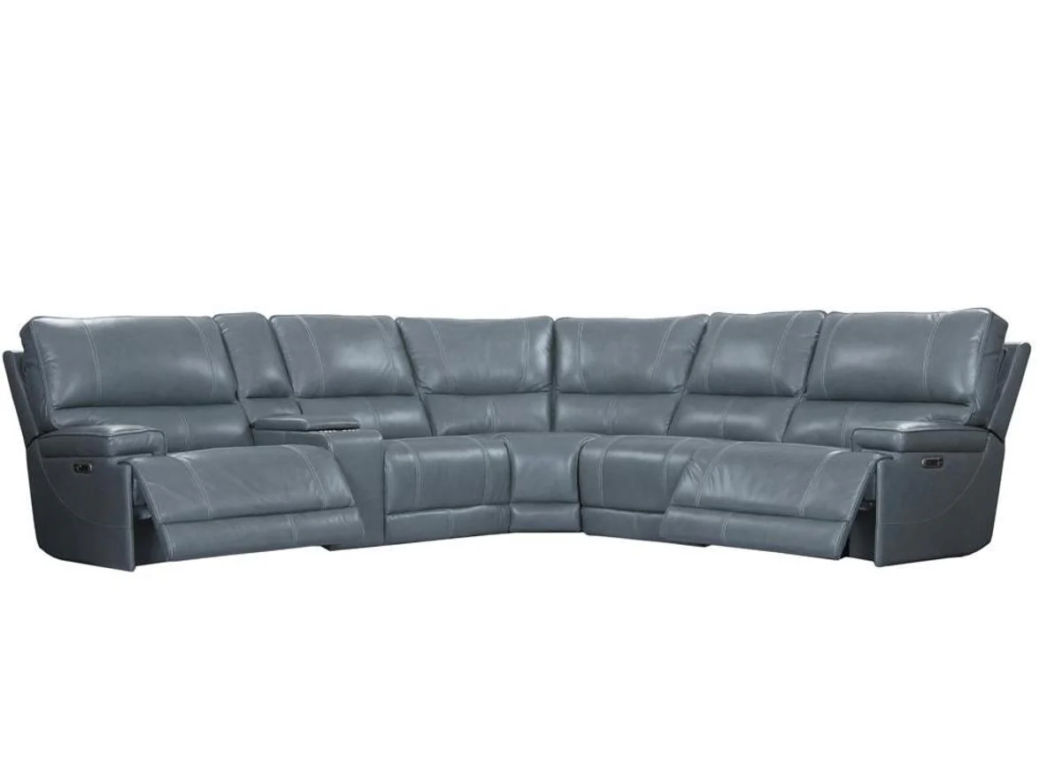 Parker House Whitman Power Cordless Right Arm Facing Recliner in Verona Azure - Image 3