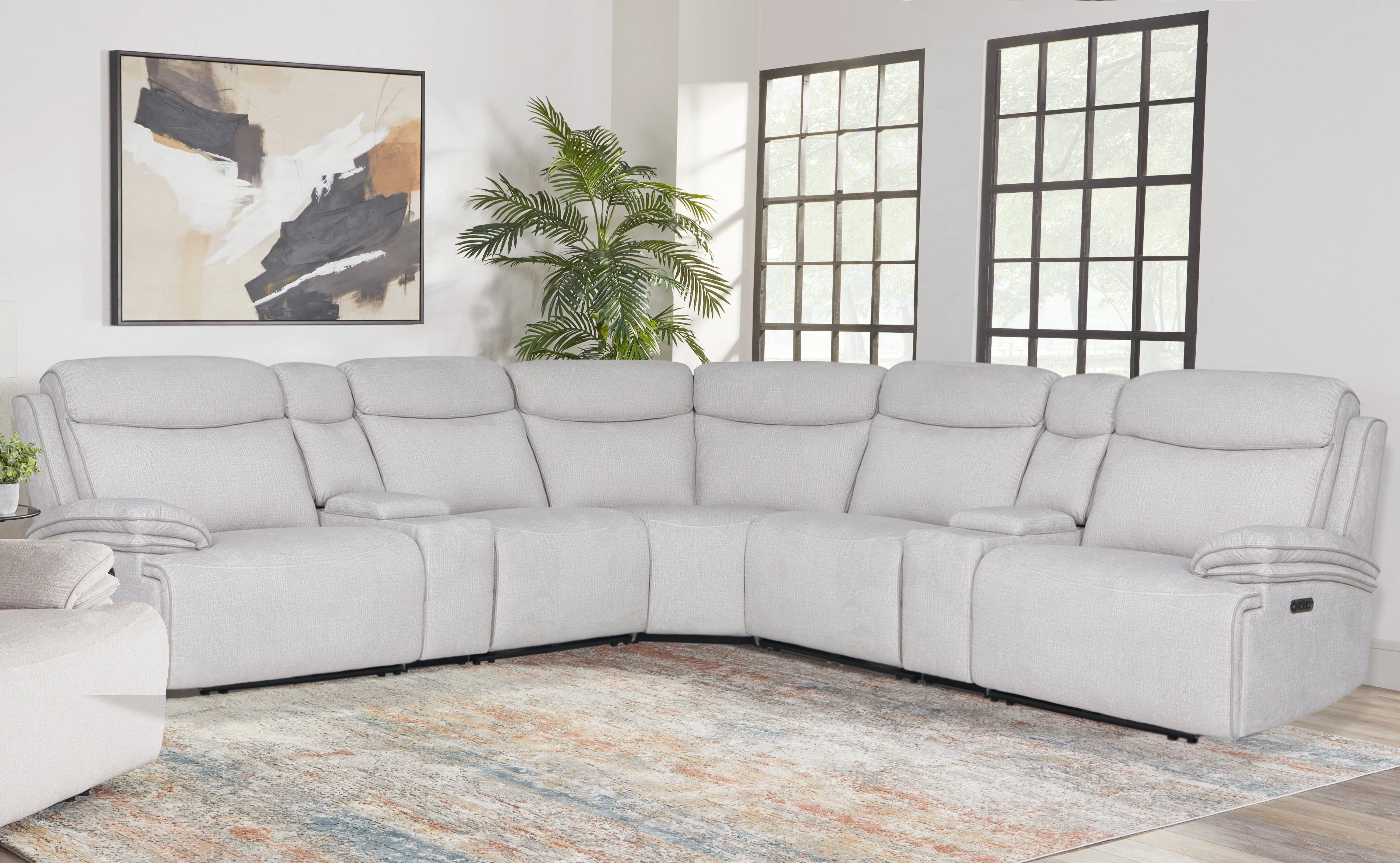 Parker Living Alpine - Airy Snow 7pc Package (811LPHZ, 811RPHZ, 810PHZ, 840T, 850, 860T, 860T)