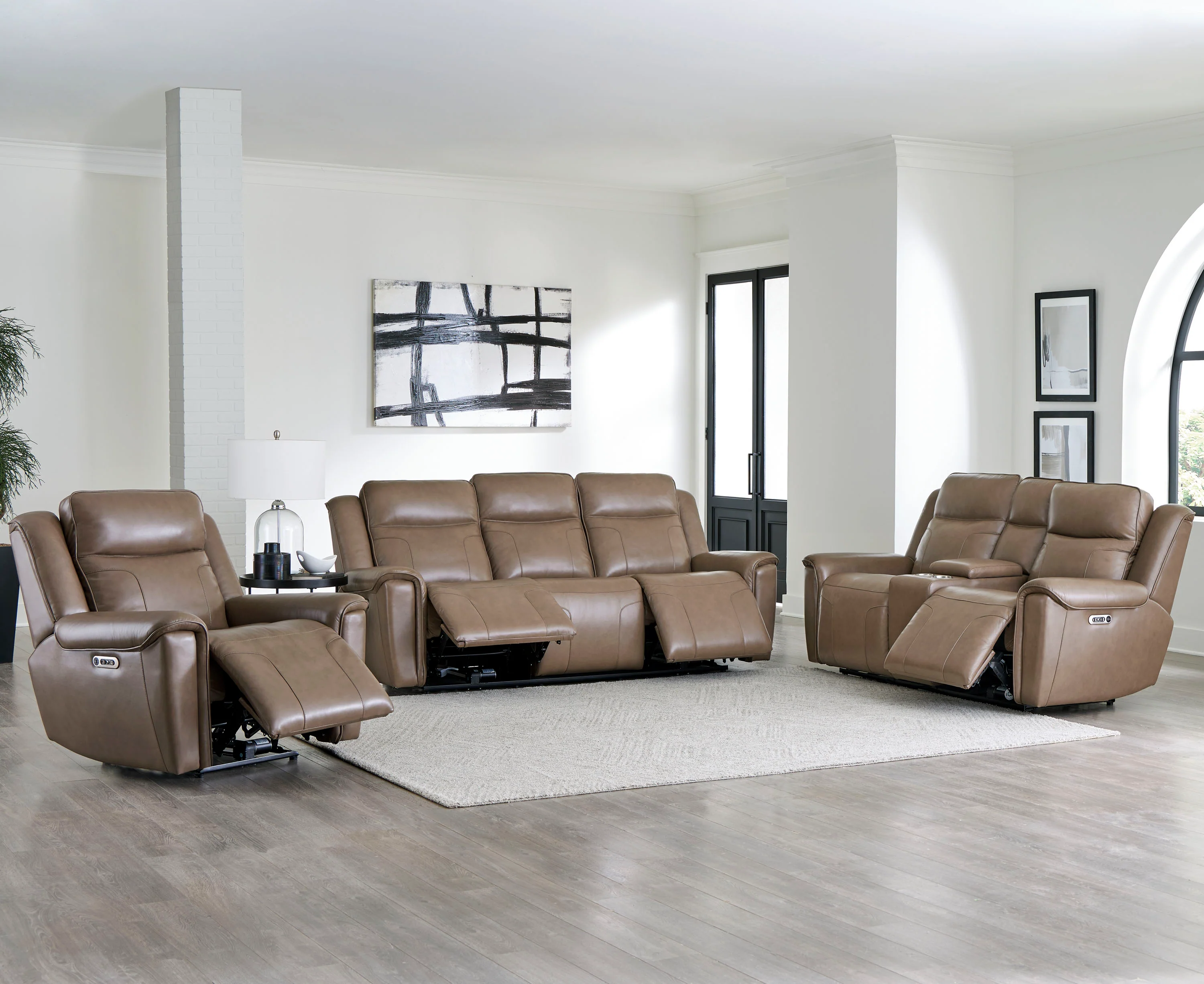 Parker Living Atlantis - Smooth Latte Power Reclining Zero Gravity Sofa, Loveseat and Recliner - Image 3